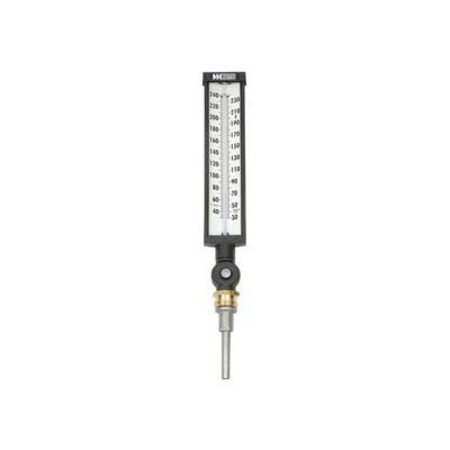 WEISS INSTRUMENTS 9" Variangle Thermometer, 3 1/2" stem, 0-120F 9VU35-120